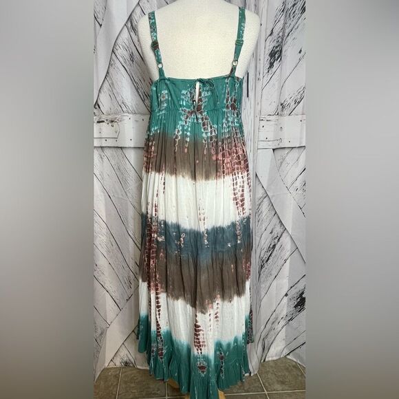 Vasna Desire Batik Maxi Dress M - Picture 2 of 5